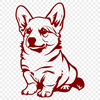 Stunning Dog Vector Drawing - Free DXF Download