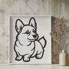 Free Standing Corgi - DXF