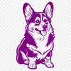 Artistic Corgi SVG