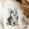 Artistic Corgi Design