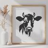 Free Cow Vector Illustration - Free PNG Download