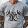 Free Bulldog In SVG, PNG, PDF And DXF File Formats - Free