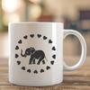 Creative Standing Elephant Vector Craft File