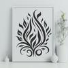 Free Unique Flames Vector Drawing SVG - Commercial Use