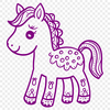 Beautiful Horse Printable Artwork - Free SVG Download