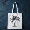 Unique Palm Tree Vector Drawing DXF - Free Download