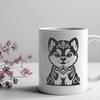 Beautiful Shiba Inu In DXF For Free Download