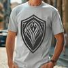 Geometric Defense Symbol Vector Design A geometric shield design suitable for cutting machines like Cricut or laser cutters.