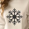 Artistic Snowflake - Procreate DXF