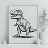 Stunning T Rex Vector Illustration