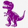 Artistic Dinosaur - Laser PNG