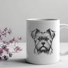 Stunning Yorkshire Terrier - DXF Format