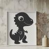 Creative Baby Dinosaur - Cricut PNG Free Download