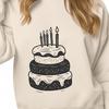 Artistic Cake SVG - For Birthday Project