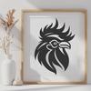 Chicken Printable Artwork In PNG & SVG - Free Digital Download