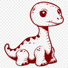 Free Cute Dino - Free PNG Download, Commercial Use