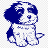 Unique Sitting Havanese - SVG Digital File