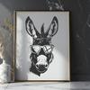 Stunning Donkey - Procreate PNG