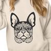 Ornate French Bulldog In PNG & SVG