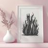 Flames Design In SVG File Format For Free Download