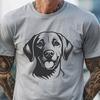 Unique Labrador Retriever In DXF Format - Free Download