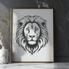 Stunning Lion DXF - For Vinyl Project