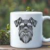 Artistic Miniature Schnauzer - Laser Engraver PNG