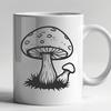 Stunning Mushroom In SVG - For Free Download, Commercial Use