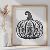 Pumpkin Printable Image In SVG, PNG, PDF And DXF Formats