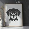 Stunning Labrador Retriever Decal - Free PNG