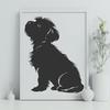 Stunning Sitting Puppy - SVG