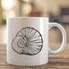 Beautiful Seashell - Cricut PDF Free Download