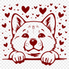 Beautiful Shiba Inu In SVG Format - Free Download