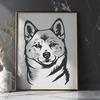 Shiba Inu Vector Image In PNG File Format For Free Download