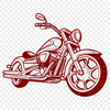 Free Beautiful Motorbike Drawing