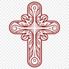 Unique Cross Vector Image