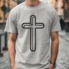 Artistic Crucifix Digital Drawing In SVG For Free Download