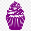 Free Unique Cupcake Digital Drawing