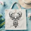 Ornate Deer In SVG - Free Digital Download