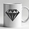 Beautiful Diamond In DXF