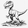 Prehistoric Vector Art - Free DXF Download