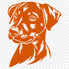 Creative Doberman Pinscher Vector Art