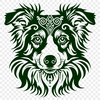 Ornate Dog PNG - For Laser Engraver Project