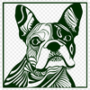 Dog Artwork In SVG, PNG, PDF And DXF File Formats