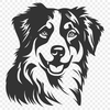 Free Artistic Dog Vector Craft File