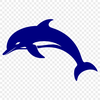 Free Creative Dolphin Drawing