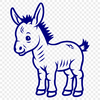 Standing Donkey DXF - Design For Commercial Use