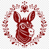 Free Free Donkey Vector Drawing