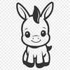 Donkey Printable Artwork In PDF File Format For Free Download