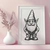 Unique Knome Vector Art DXF - Free Download